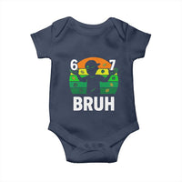 67 Bruh St Patricks Day Baby Onesie Funny Six Seven Boys Kids Meme