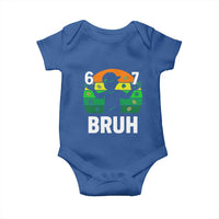 67 Bruh St Patricks Day Baby Onesie Funny Six Seven Boys Kids Meme