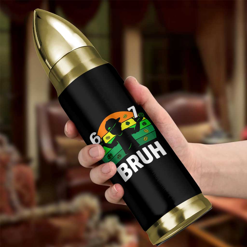 67 Bruh St Patricks Day Bullet Tumbler Funny Six Seven Boys Kids Meme
