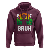 67 Bruh St Patricks Day Hoodie Funny Six Seven Boys Kids Meme
