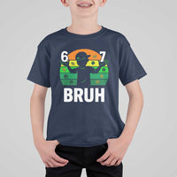 67 Bruh St Patricks Day T Shirt For Kid Funny Six Seven Boys Kids Meme