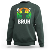 67 Bruh St Patricks Day Sweatshirt Funny Six Seven Boys Kids Meme