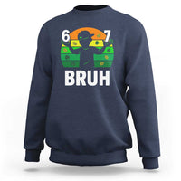 67 Bruh St Patricks Day Sweatshirt Funny Six Seven Boys Kids Meme
