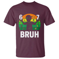 67 Bruh St Patricks Day T Shirt Funny Six Seven Boys Kids Meme