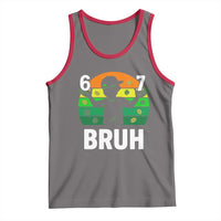 67 Bruh St Patricks Day Tank Top Funny Six Seven Boys Kids Meme
