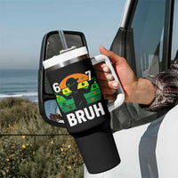 67 Bruh St Patricks Day Tumbler With Handle Funny Six Seven Boys Kids Meme