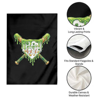 67 St Patricks Day Garden Flag Funny Six Seven Baseball Sport Party Meme