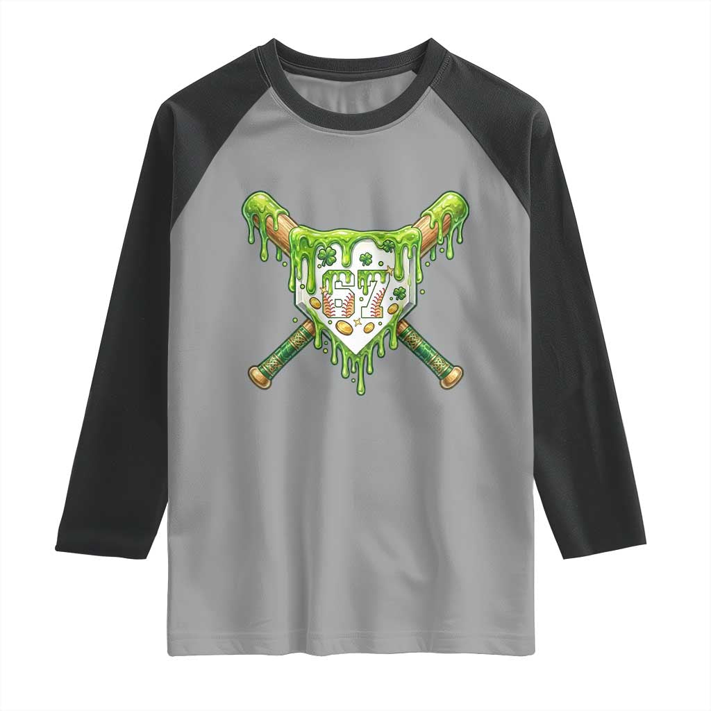 67 St Patricks Day Raglan Shirt Funny Six Seven Baseball Sport Party Meme