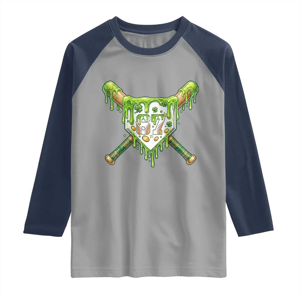 67 St Patricks Day Raglan Shirt Funny Six Seven Baseball Sport Party Meme