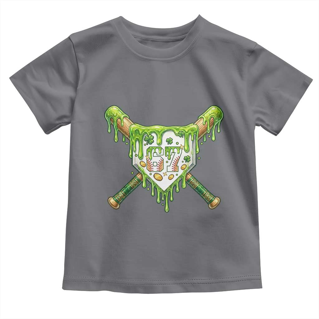 67 St Patricks Day Toddler T Shirt Funny Six Seven Baseball Sport Party Meme