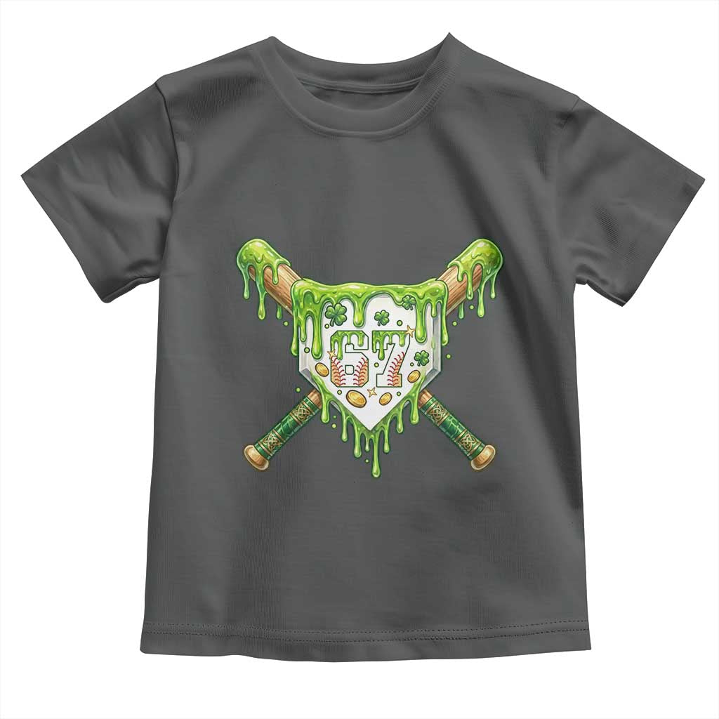 67 St Patricks Day Toddler T Shirt Funny Six Seven Baseball Sport Party Meme