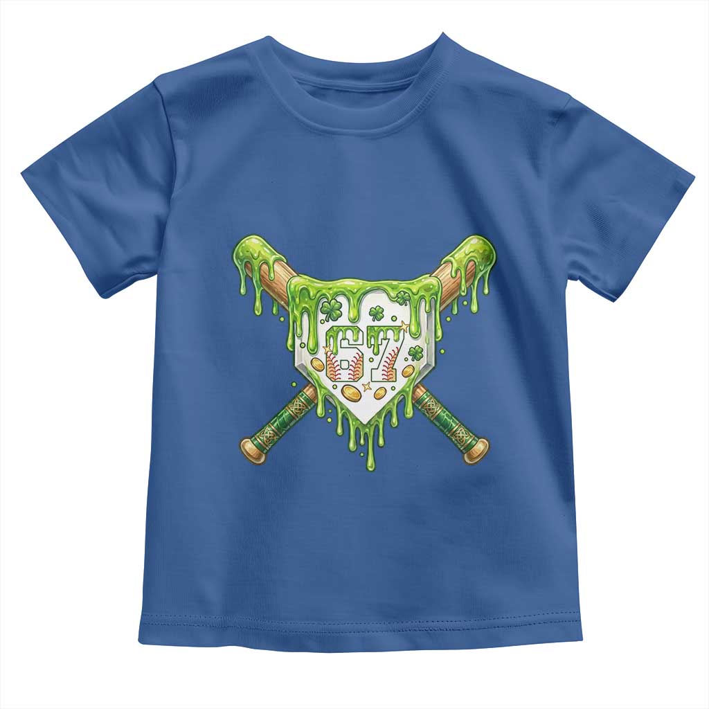 67 St Patricks Day Toddler T Shirt Funny Six Seven Baseball Sport Party Meme