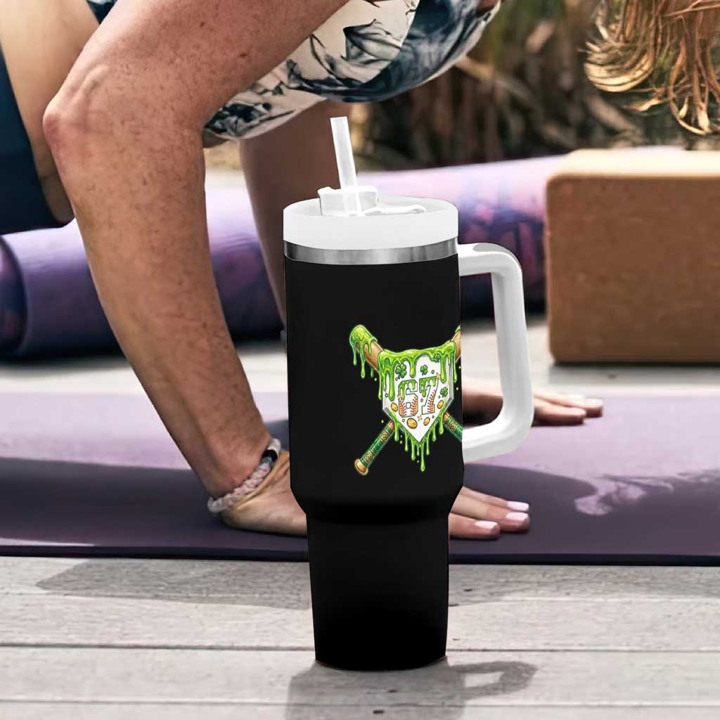 67 St Patricks Day Tumbler With Handle Funny Six Seven Baseball Sport Party Meme