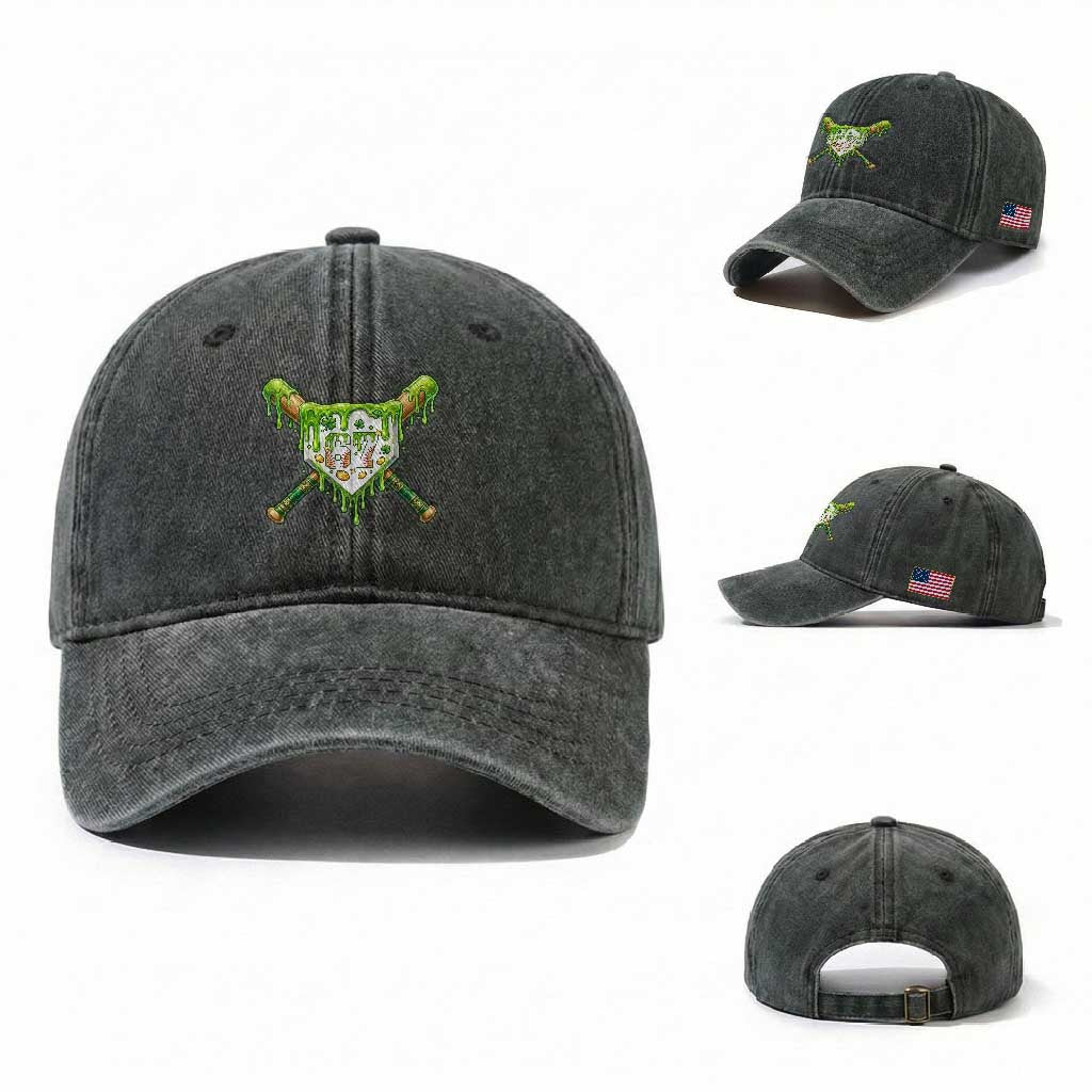 67 St Patricks Day Washed Cotton Baseball Cap Funny Six Seven Baseball Sport Party Meme