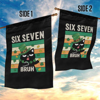 67 Bruh St Patricks Day Garden Flag Funny Cat Bruh Six Seven Meme