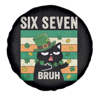 67 Bruh St Patricks Day Spare Tire Cover Funny Cat Bruh Six Seven Meme