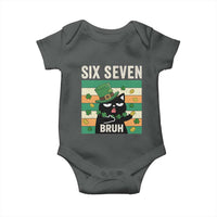 67 Bruh St Patricks Day Baby Onesie Funny Cat Bruh Six Seven Meme