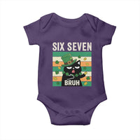 67 Bruh St Patricks Day Baby Onesie Funny Cat Bruh Six Seven Meme