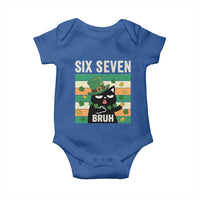 67 Bruh St Patricks Day Baby Onesie Funny Cat Bruh Six Seven Meme