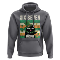 67 Bruh St Patricks Day Hoodie Funny Cat Bruh Six Seven Meme