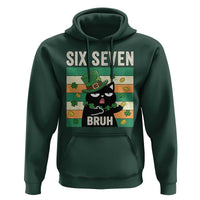 67 Bruh St Patricks Day Hoodie Funny Cat Bruh Six Seven Meme