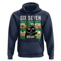 67 Bruh St Patricks Day Hoodie Funny Cat Bruh Six Seven Meme