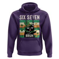 67 Bruh St Patricks Day Hoodie Funny Cat Bruh Six Seven Meme