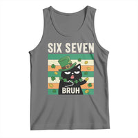 67 Bruh St Patricks Day Tank Top Funny Cat Bruh Six Seven Meme