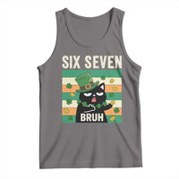 67 Bruh St Patricks Day Tank Top Funny Cat Bruh Six Seven Meme