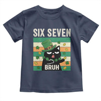 67 Bruh St Patricks Day Toddler T Shirt Funny Cat Bruh Six Seven Meme