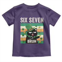 67 Bruh St Patricks Day Toddler T Shirt Funny Cat Bruh Six Seven Meme