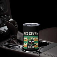 67 Bruh St Patricks Day Tumbler Cup Funny Cat Bruh Six Seven Meme