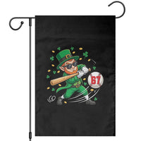 67 St Patricks Day Garden Flag Funny Six Seven Leprechaun Playing Baseball Meme