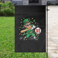 67 St Patricks Day Garden Flag Funny Six Seven Leprechaun Playing Baseball Meme