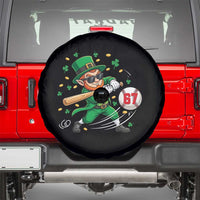 67 St Patricks Day Spare Tire Cover Funny Six Seven Leprechaun Playing Baseball Meme