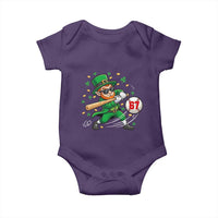 67 St Patricks Day Baby Onesie Funny Six Seven Leprechaun Playing Baseball Meme