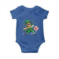 67 St Patricks Day Baby Onesie Funny Six Seven Leprechaun Playing Baseball Meme