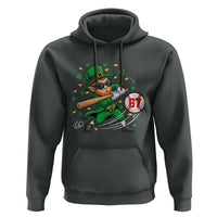 67 St Patricks Day Hoodie Funny Six Seven Leprechaun Playing Baseball Meme