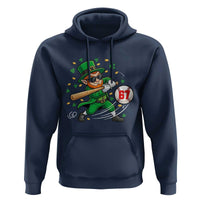 67 St Patricks Day Hoodie Funny Six Seven Leprechaun Playing Baseball Meme