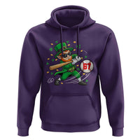 67 St Patricks Day Hoodie Funny Six Seven Leprechaun Playing Baseball Meme