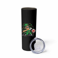 67 St Patricks Day Skinny Tumbler Funny Six Seven Leprechaun Playing Baseball Meme