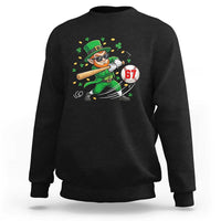67 St Patricks Day Sweatshirt Funny Six Seven Leprechaun Playing Baseball Meme