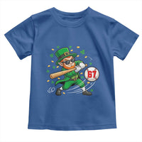 67 St Patricks Day Toddler T Shirt Funny Six Seven Leprechaun Playing Baseball Meme
