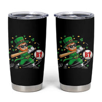 67 St Patricks Day Tumbler Cup Funny Six Seven Leprechaun Playing Baseball Meme