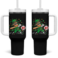 67 St Patricks Day Tumbler With Handle Funny Six Seven Leprechaun Playing Baseball Meme