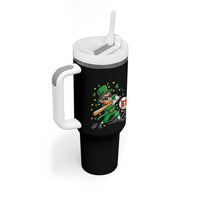 67 St Patricks Day Tumbler With Handle Funny Six Seven Leprechaun Playing Baseball Meme