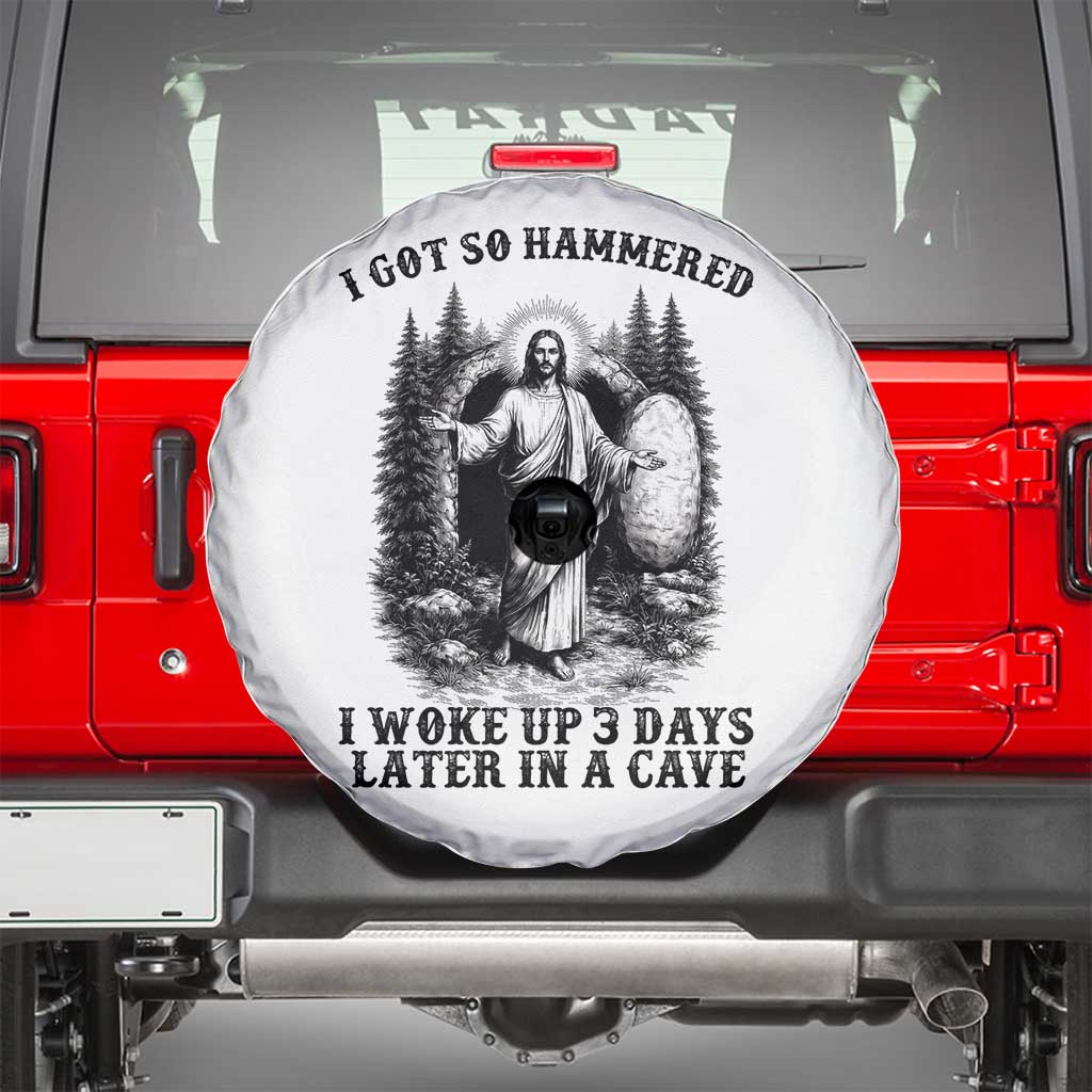 Christian Easter Jesus Spare Tire Cover I Got So Hammered Woke Up 3 Days
