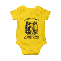 Christian Easter Jesus Baby Onesie I Got So Hammered Woke Up 3 Days