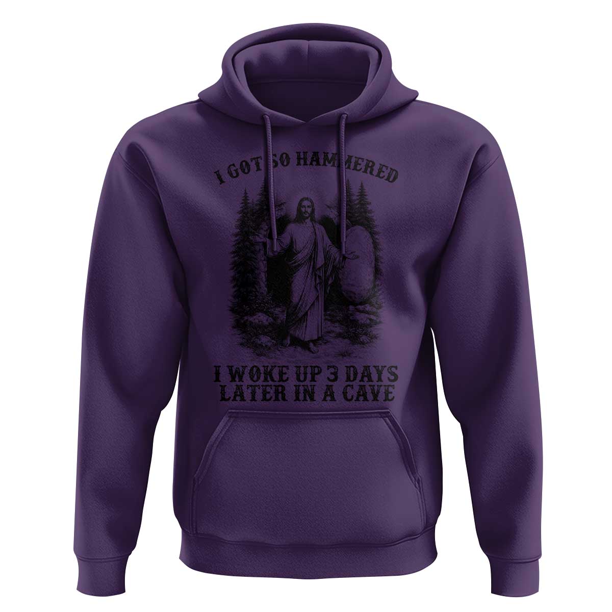 Christian Easter Jesus Hoodie I Got So Hammered Woke Up 3 Days