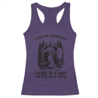 Christian Easter Jesus Racerback Tank Top I Got So Hammered Woke Up 3 Days